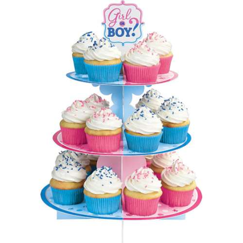 Girl or Boy Cupcake Stand - Click Image to Close